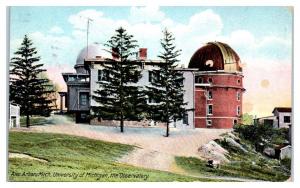 1909 The Observatory, University of Michigan, Ann Arbor, MI Postcard