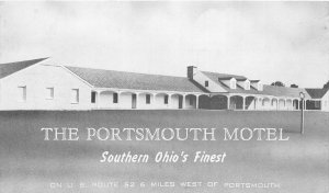 J66/ Portsmouth Ohio Postcard c1960s The Portsmouth Motel Finest 148