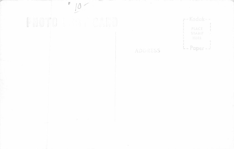 H18/ Scobey Montana RPPC Postcard c50s Methodist Church and Parsonage