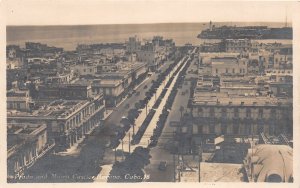 J68/ Foreign RPPC Postcard c1910 Havana Cuba Birdseye View Stores 232