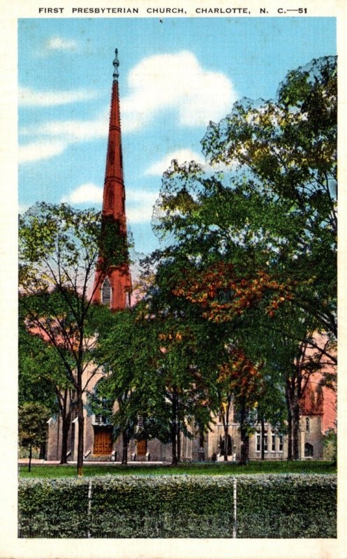 North Carolina Charlotte First Presbyterian Church