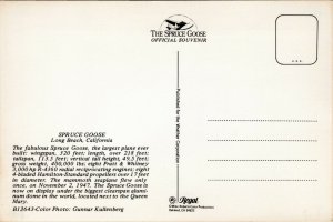 Spruce Goose - Howard Hughes Flying Boat - front view 