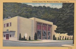 Pennsylvania Johnstown Cambria County War Memorial Building Curteich