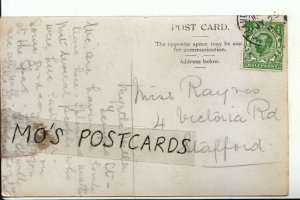 Genealogy Postcard - Raynes - 4 Victoria Road - Stafford - Ref 8142A