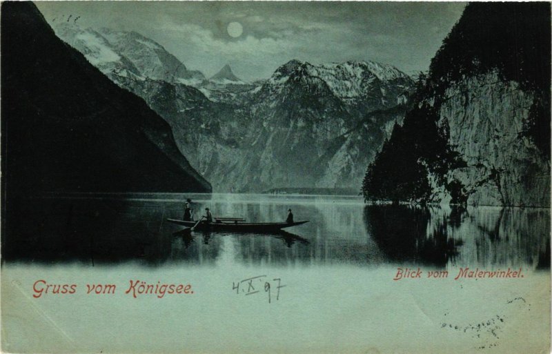 CPA AK Gruss vom Konigssee GERMANY (878876)