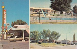 Santa Rosa New Mexico Tower Motel Route 66 Vintage Postcard AA37178 