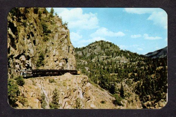 CO Narrow Gauge Railroad Train Animas Canon Durango Silverton Colorado Postcard