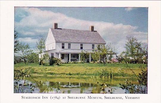 Vermont Shelburne Stagecoach Inn 1784 At Shelburne Mueum