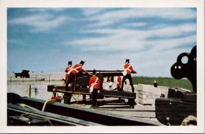 Fort Henry Kingston Ontario ON Red Coats Reenactment Unused Vintage Postcard E35