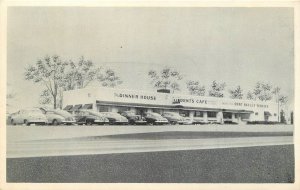 Postcard 1950s Route 66 Missouri Springfield Dent's Cafe Coffee Shop 23-12463