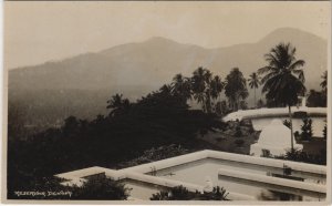 PC MALAYSIA, RESERVOIR PENANG, Vintage REAL PHOTO Postcard (b44213)