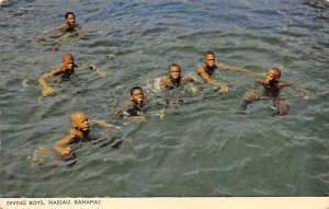 Diving Boys Nassau in the Bahamas 1956 