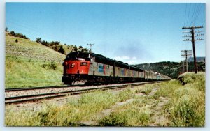BOZEMAN'S PASS, MT Montana ~ NORTH COAST HIAWATHA Amtrak c1970s Postcard