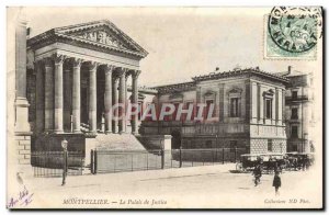 Old Postcard Montpellier Courthouse