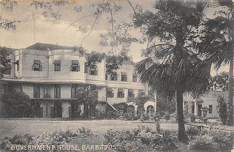 Government House Barbados West Indies Unused 