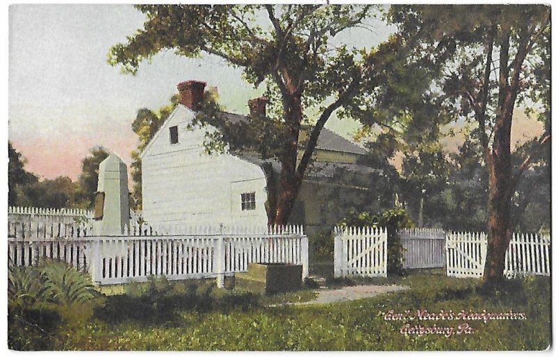 General Mead's Headquarters Gettysburg National Park Pennsylvania Civil War