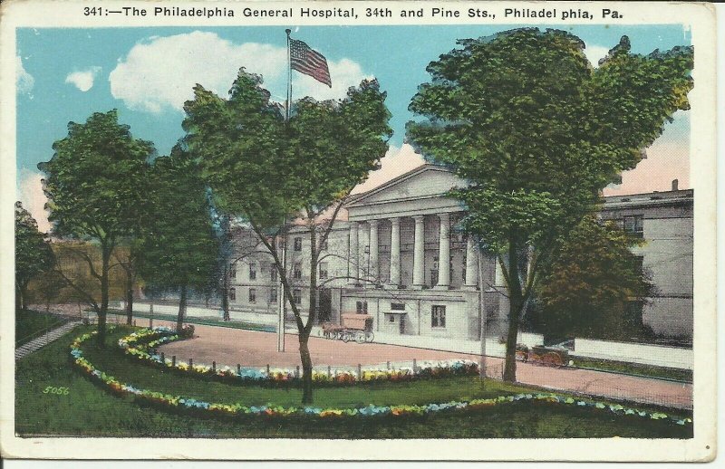 Philadelphia, Pa., Philadelphia General Hospital- 34th And Pine Streets