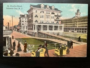 Vintage Postcard 1907-1915 St. Charles Hotel Atlantic City New Jersey