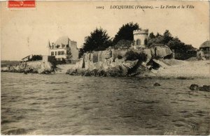 CPA Locquirec - Le Fortin et la Villa (1033334)