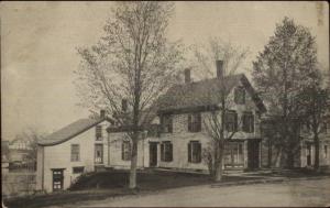 Home - Camden ME Cancel - Water Behind House c1910 Real Photo Postcard