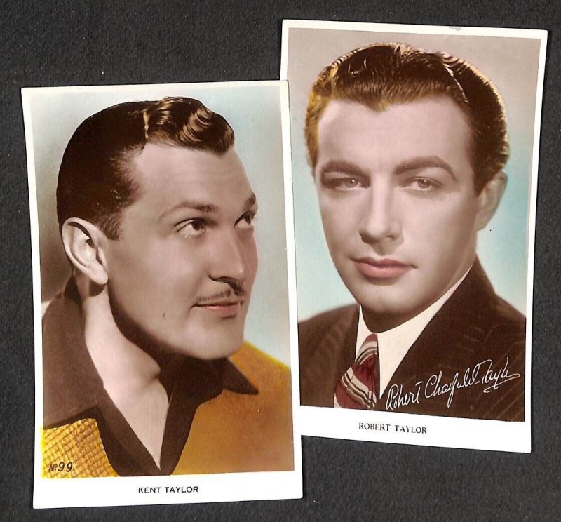 American actor of film and television Robert Taylor and Kent Taylor unit of 2