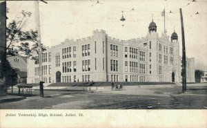 USA Joliet Township High School Joliet Illinois Vintage Postcard 07.50