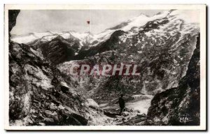 Old Postcard Luchon Cursed Views A Traver L & # 39Echancrure Du Port De Venasque