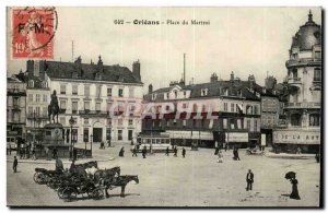 Orleans - Place du Martroi Old Postcard