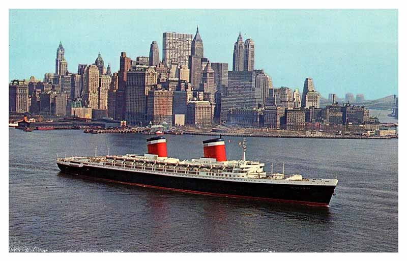 Postcard BOAT SCENE New York City New York NY AS2737