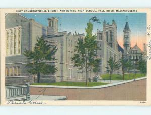 Linen HIGH SCHOOL Fall River Massachusetts MA k0422