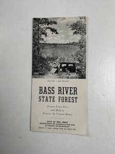 Bass River State Forest New Jersey Vintage Travel Brochure