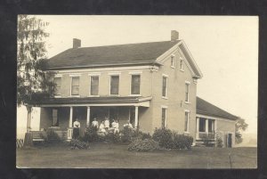 RPPC HARTVILLE OHIO RESIDENCE TO WAYNESBURY OH KUGLER REAL PHOTO POSTCARD