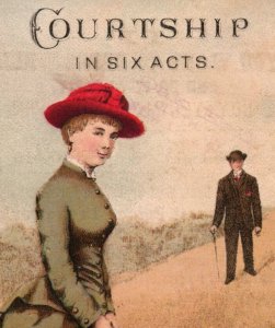 1882 Oak Hall Clothing House Courtship In Six Acts Casal P208-