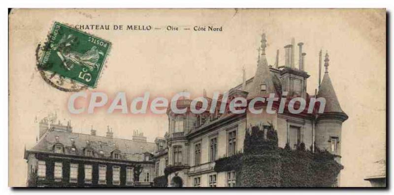 Postcard Old Chateau De Mello