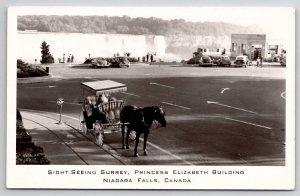 Canada Sightseeing Surrey Princess Elizabeth Building Niagara Falls Postcard D28