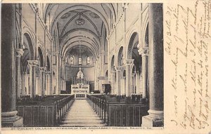 St. Vincent College Interior of the Archabbey Church - Beatty, Pennsylvania PA  