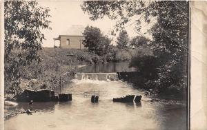 D46/ Minneota Minnesota Mn Real Photo RPPC Postcard 1907 Home Creek Dam