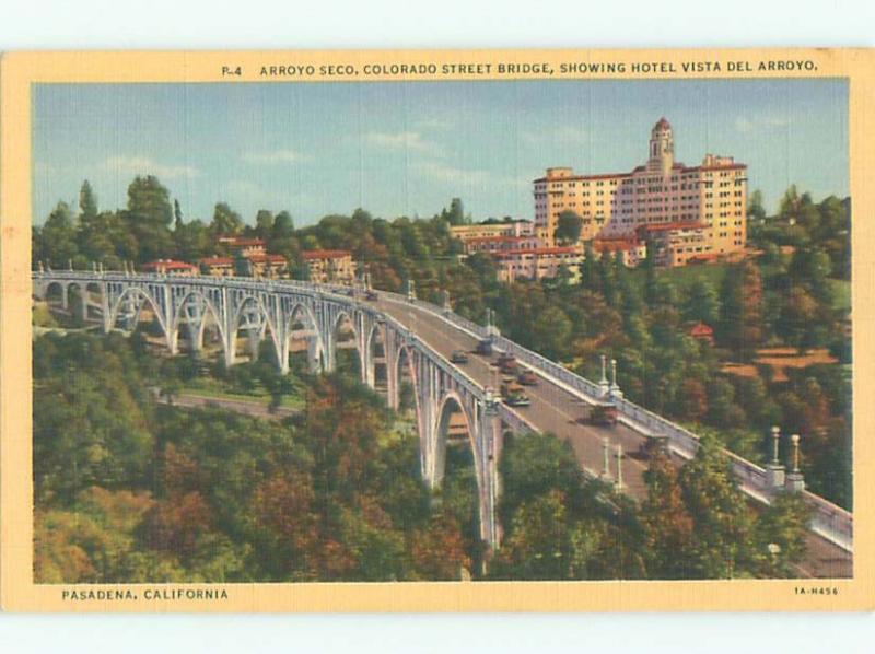 Linen BRIDGE SCENE Pasadena - Los Angeles California CA W5495