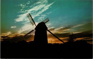 Old Mill at Sunset Nantucket MA Postcard PC523
