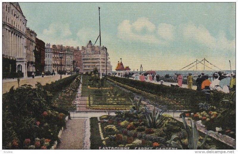 EASTBOURNE, Sussex, England, 1900-1910's; Carpet Gardens