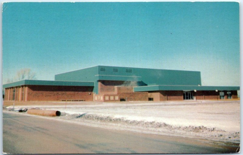 Postcard - New Physical Education Building, Sterling College - Sterling, Kansas