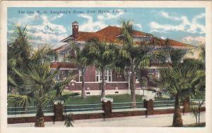 The Late W G Langford's Home Fort Myers Florida 1924