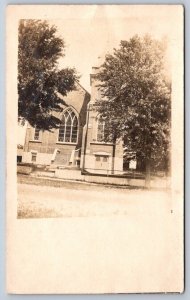 Unknown Baptist Church, c1910 Real Photo RPPC Postcard Sent To Stevensville ON