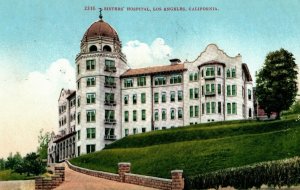 Vintage Post Card Sisters' Hospital Los Angeles, California G3