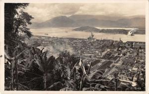 BR73673 santos real photo brasil postcard has a hole deffect