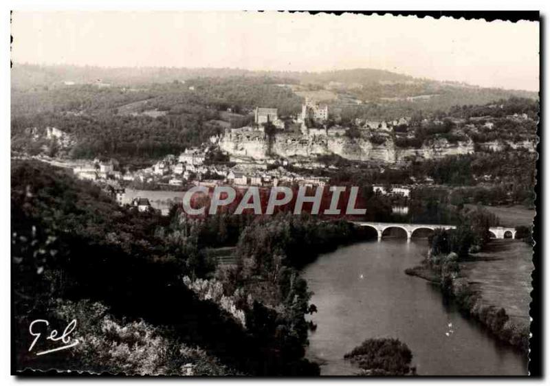 Postcard Modern Beynac Panoramic