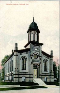 Wabash, Indiana - A view of the Christian Church - c1908