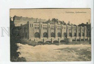 438137 SWEDEN Trollhatan hydroelectric power plant Vintage postcard