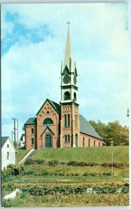 Postcard - St. Elizabeth Catholic Church - Lyndonville, Vermont