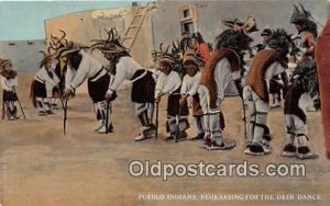 Pueblo Indians, Deer Dance Unused 